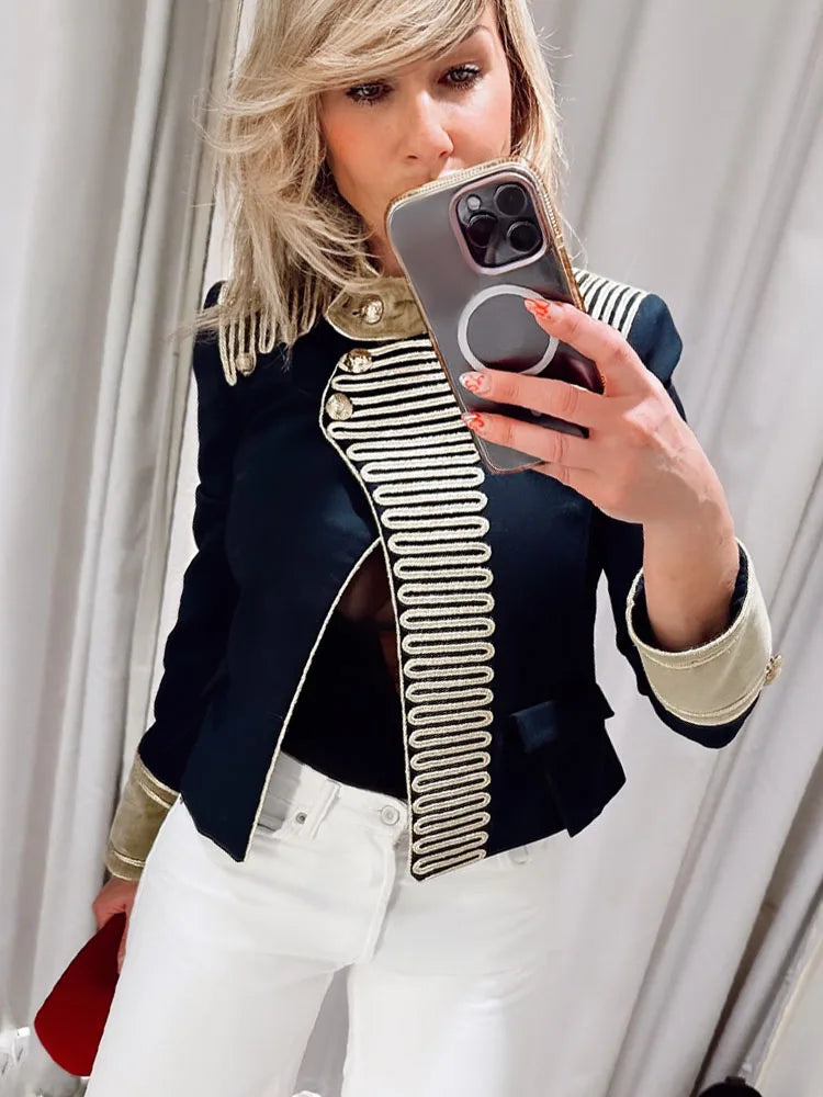 HH Vintage Napoleon Style Crop Jacket