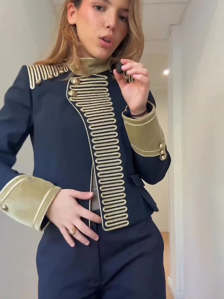 HH Vintage Napoleon Style Crop Jacket
