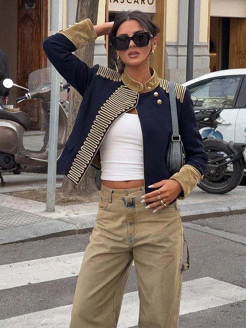 HH Vintage Napoleon Style Crop Jacket